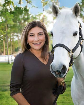 Laura Wodar and her horse Gonzo