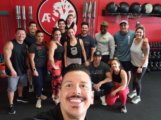 12/04/2021 saturday morning workout class at Alphafit