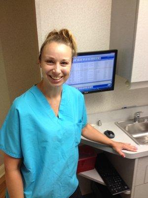 Our dental assistant, JeanMarie