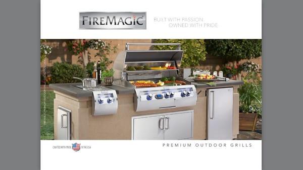 Firemagic grills and accessories sold here and on display