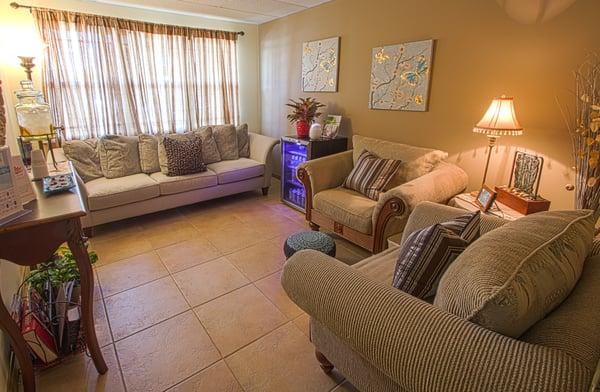 The Relaxation Room at Spa Essence Retreat