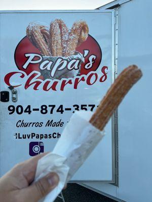 Footlong (12") Churro; Cinnamon ($4.25) ~ deeeelicious ~