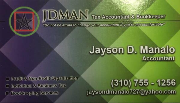 Jdman Tax Accountant & Bookkeeper