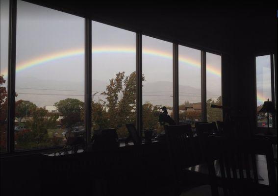 Beautiful Rainbow from Front Windows