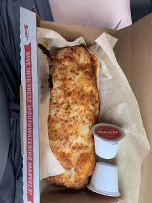 Delicious cheesy bread