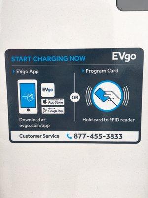 Evgo charging station