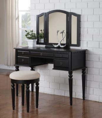 Many Vanities to choose from.