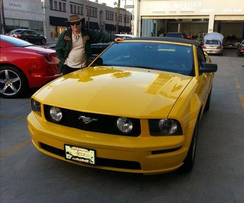 At Royal Motors, just got new tires on my GT.