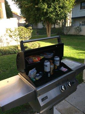 The condition of the barbecues at Ventura Del Sol.