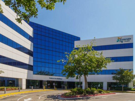 Main entrance of the Emanate Health Medical Arts Building