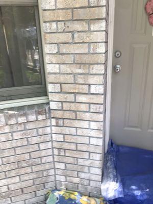 Change the color of your brick with white wash