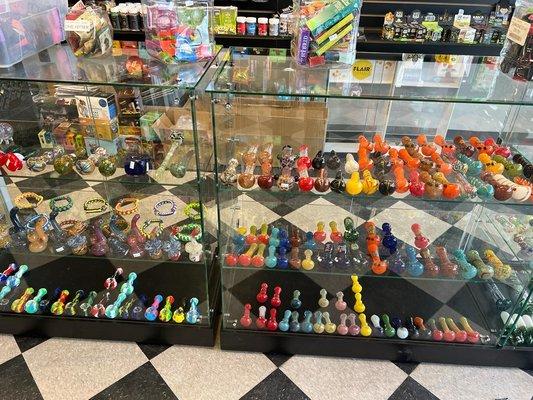 Glass pipe section