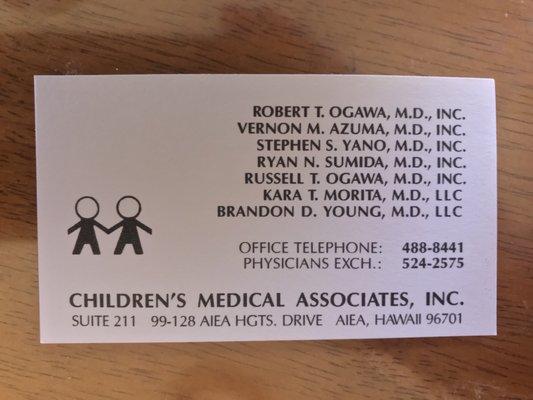 Business Card 5/30/18