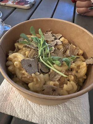 Fresh shaved truffle Mac-n-cheese