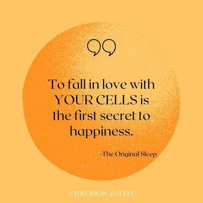 Love yourself means to love your cells! Learn how to do it with The Original Sleep.