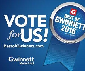 We are honored to be nominated for Best of Gwinnett!  Please show your support and vote! http://www.gwinnettmagazine.com/best-of-gwinnett/