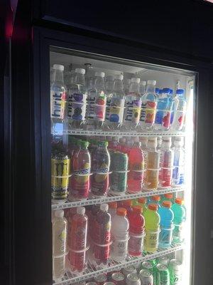 ice cold drinks in case you work up a thirst while you rack up the savings