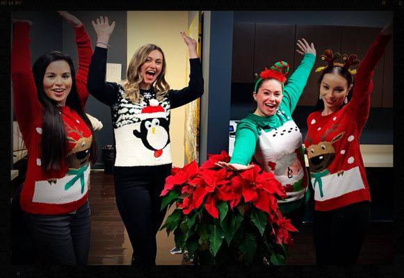 Happy Holidays! We love sharing with you our favorite ugly sweaters! #CountyDental #Dentist #UglySweater #PoughkeepsieNY #Holidays