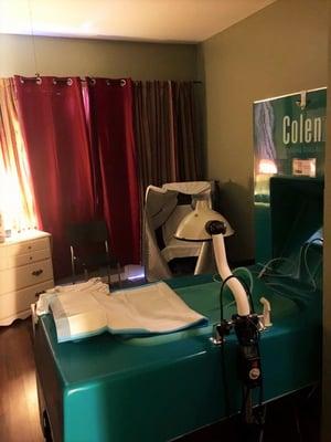 Colon Hydrotherapy Room with Far Infrared Sauna