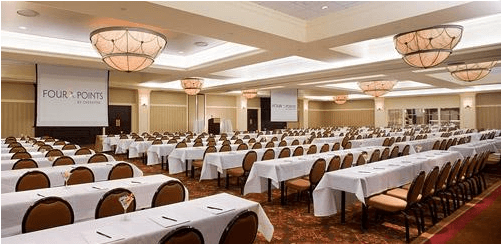 The Tiffany Ballroom at The Four Points by Sheraton Norwood