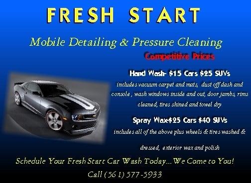 Fresh Start Mobile Detailing& Pressure Cleaning