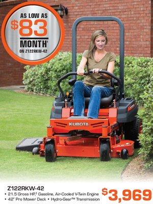 Homeowner series Zero Turn Lawn Mowers.