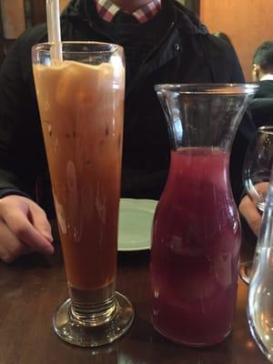 Thai Iced Tea & Lychee Sangria