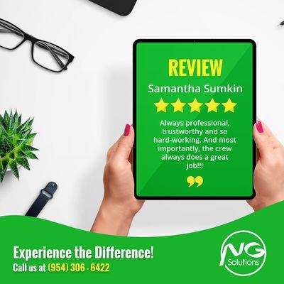 #NGReview Be like Samantha, call us and experience the difference!
Request an Estimate: https://bit.ly/3b7lbi0