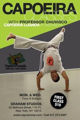 Capoeira class.