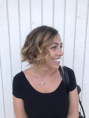 soft, textured bob by Catalina