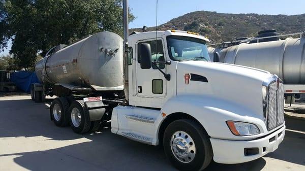 Water transport tanker.