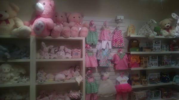 Great section for baby gifts.