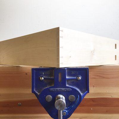 Hand cut dovetail drawer