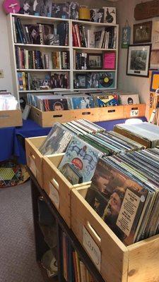 Tons of Vinyl Records, Concert Posters, Books on Musicians & Other Music Memorabilia!