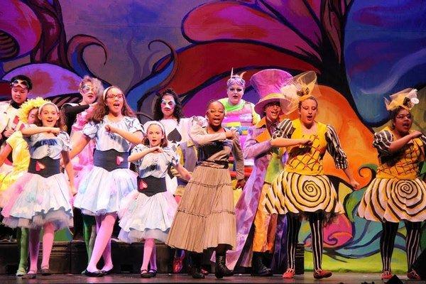 Alice in Wonderland musical at Eliot Arts Magnet Academy, spring 2018