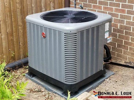 A new Rheem unit we installed for a recent customer.