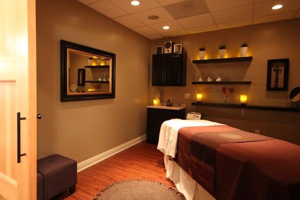 carefully appointed treatment rooms