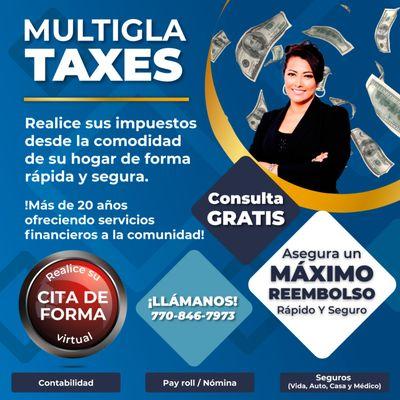 MultiGla Taxes