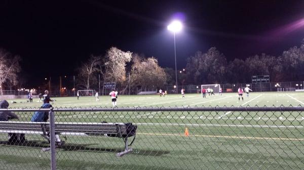 Soccer field at Robinson Park