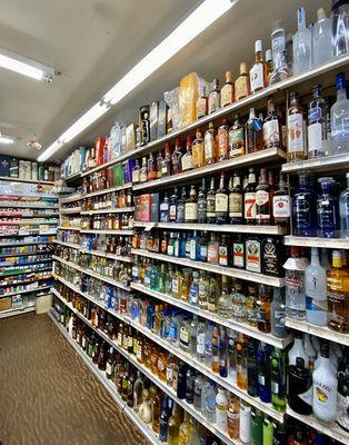 Liquor section