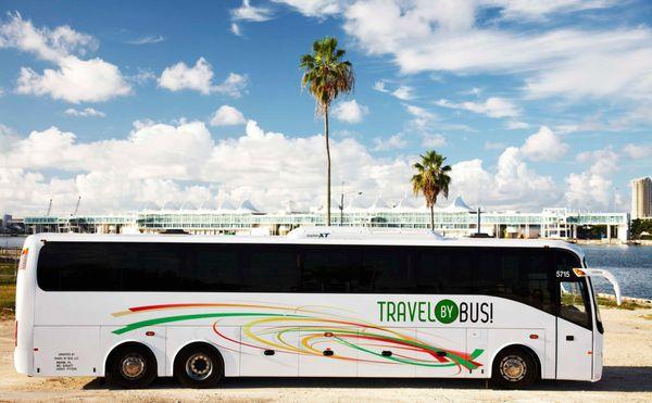 Luxury bus charter in South Florida