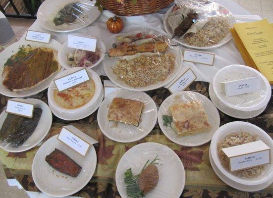 variety of Armenian food