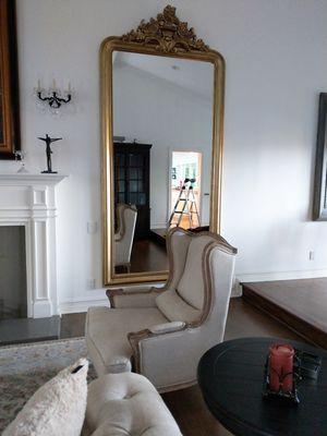 10 foot tall mirror by RH. HEAVY