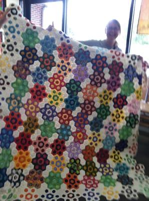 This is the hexagon quilt.