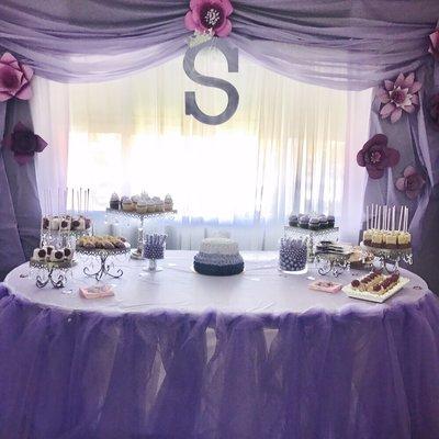 Dessert table Aleny Rose provided the stands