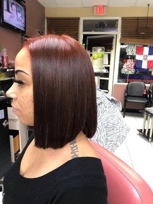 A haircut and color beautiful