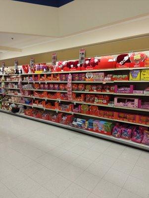 Valentine's Day candy display