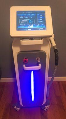 Diode laser for hair removal