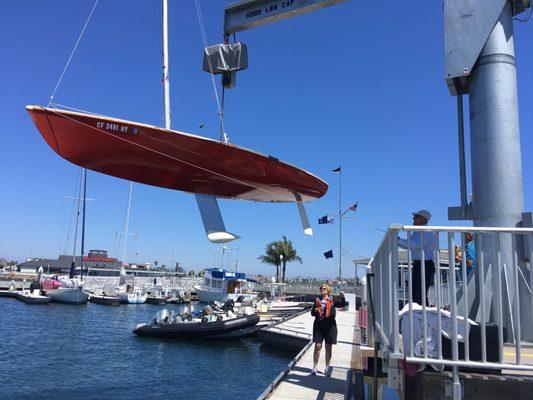 The tempest boat for my training