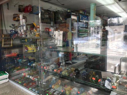 Wide selection of tobacco products